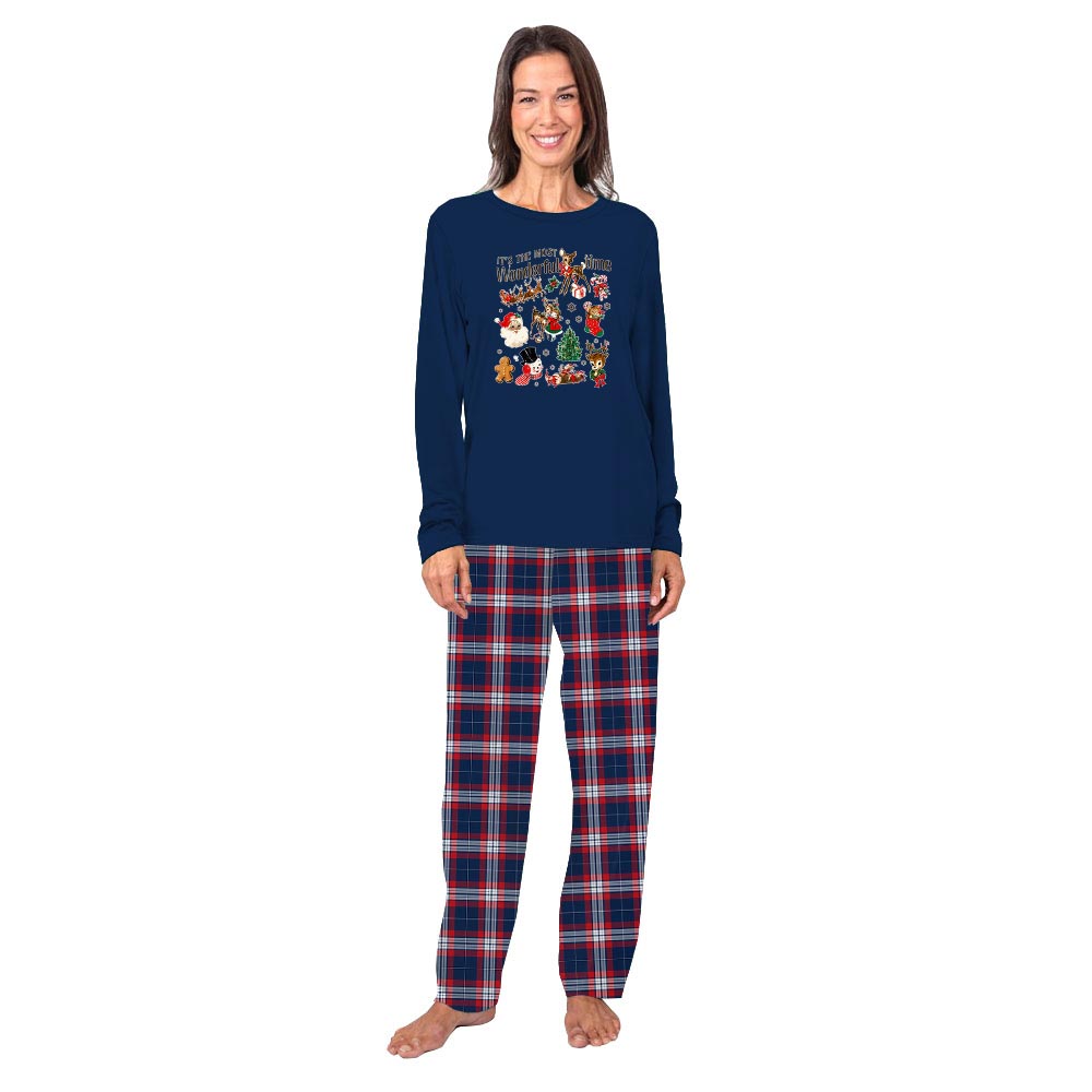 It's The Most Wonderful Time Matching Family Pajamas For Christmas It's The Most Wonderful Time Matching Family Pajamas For Christmas