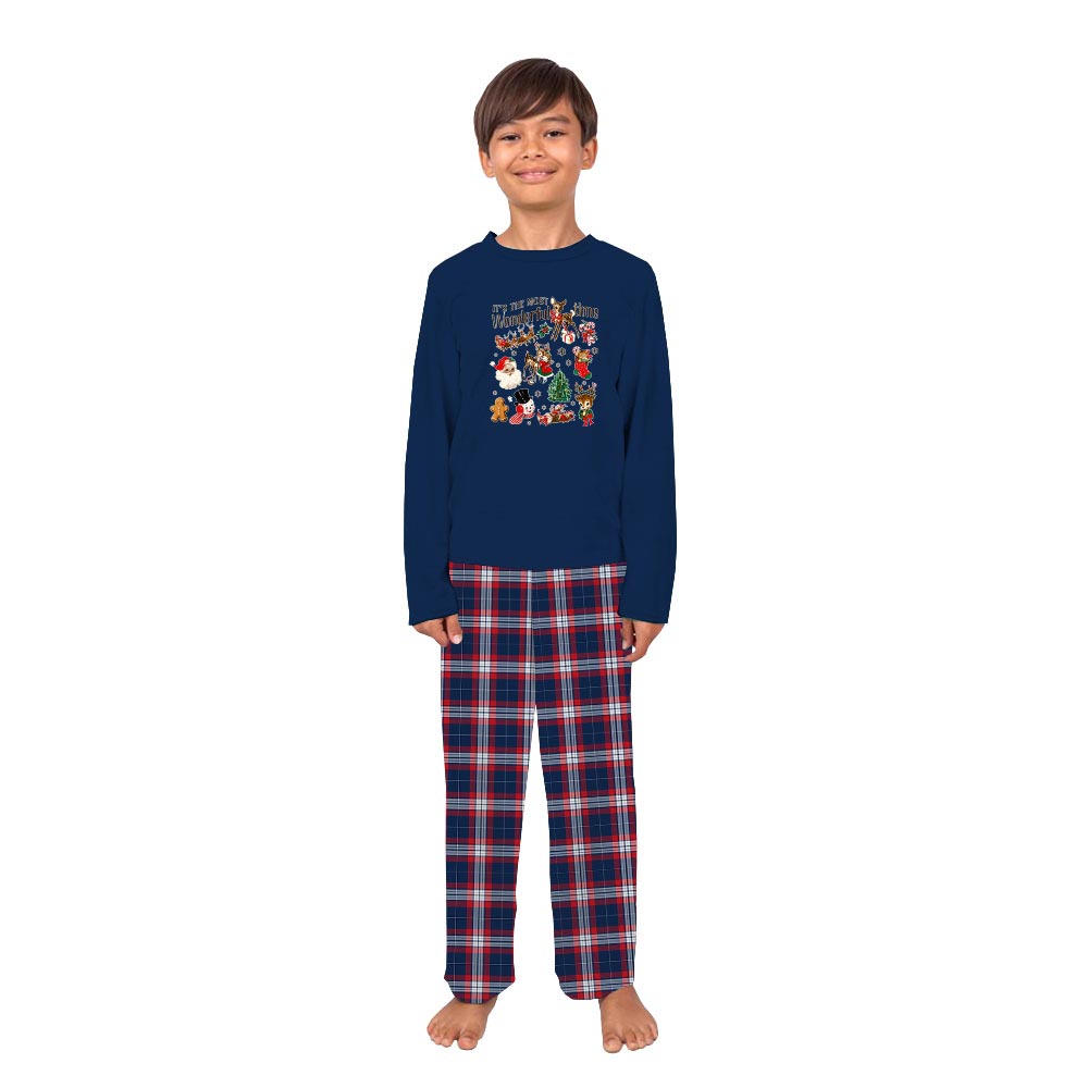 It's The Most Wonderful Time Matching Family Pajamas For Christmas It's The Most Wonderful Time Matching Family Pajamas For Christmas