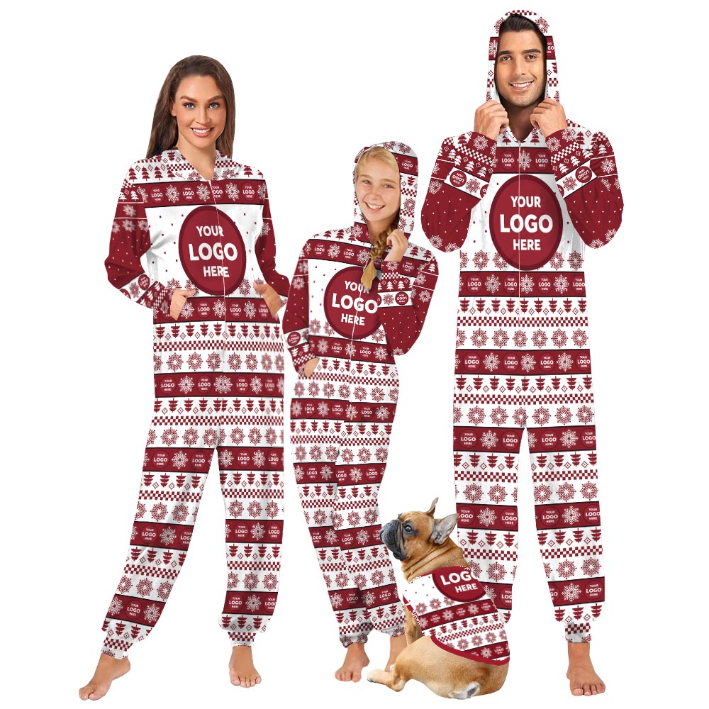 Personalized Face Christmas Onesie Pajamas For Family Personalized Face Christmas Onesie Pajamas For Family