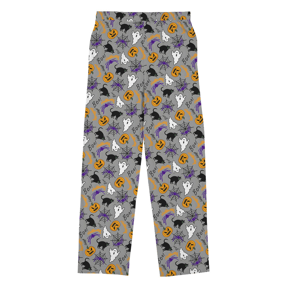Boo Halloween Pajama Bottoms With Pockets Boo Halloween Pajama Bottoms With Pockets