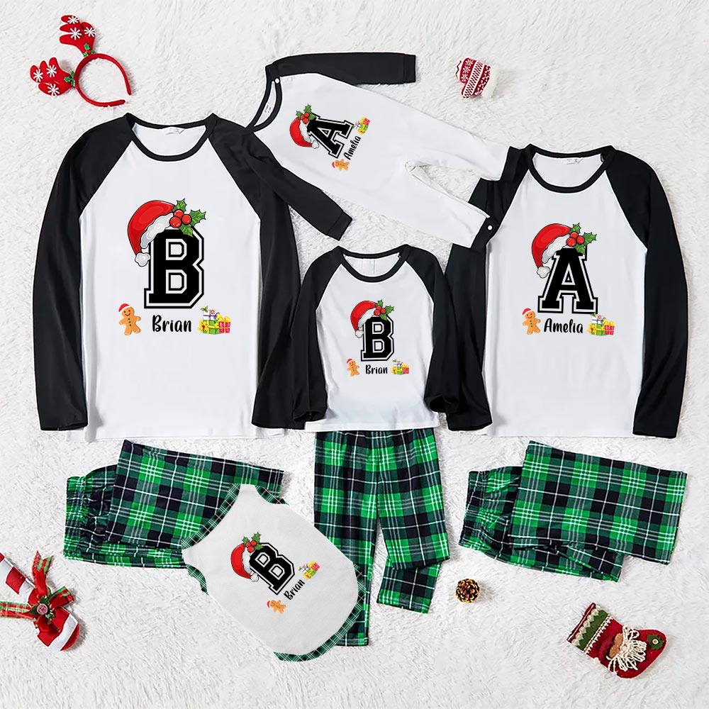 Personalized Family Name Matching Family Pajamas For Christmas Personalized Family Name Matching Family Pajamas For Christmas