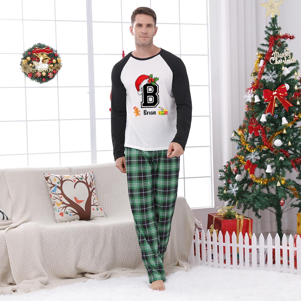 Personalized Family Name Matching Family Pajamas For Christmas Personalized Family Name Matching Family Pajamas For Christmas