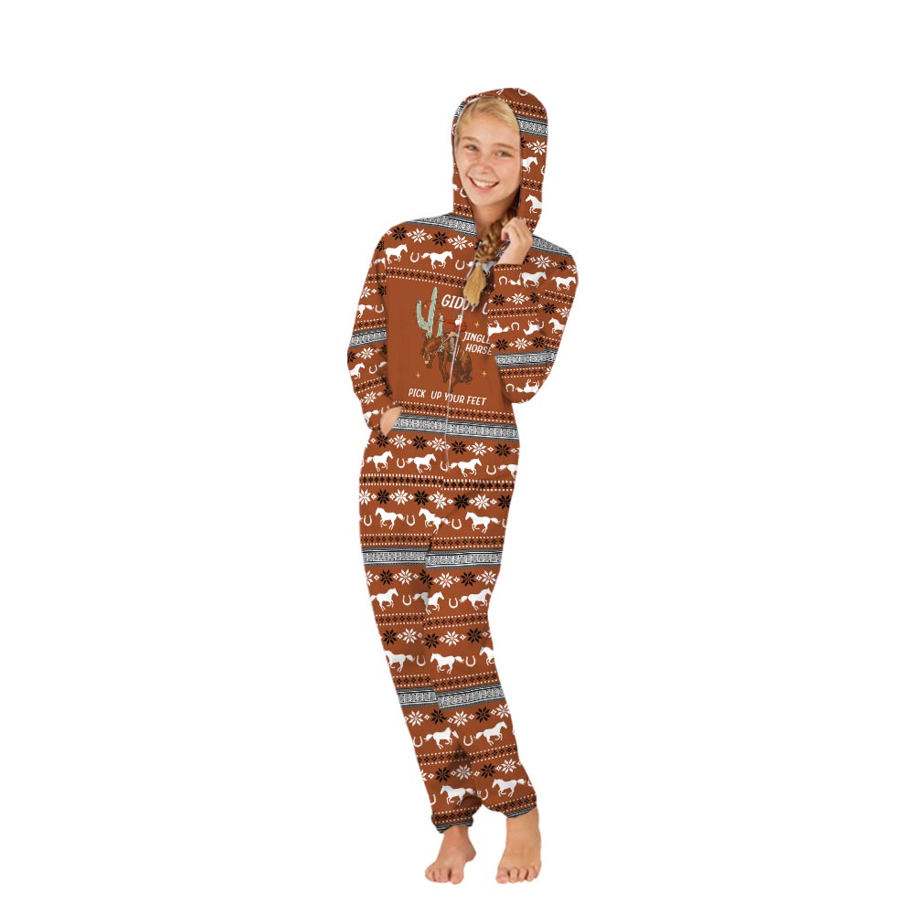 Jingle Horse Family Matching Pajamas Onesies Jingle Horse Family Matching Pajamas Onesies