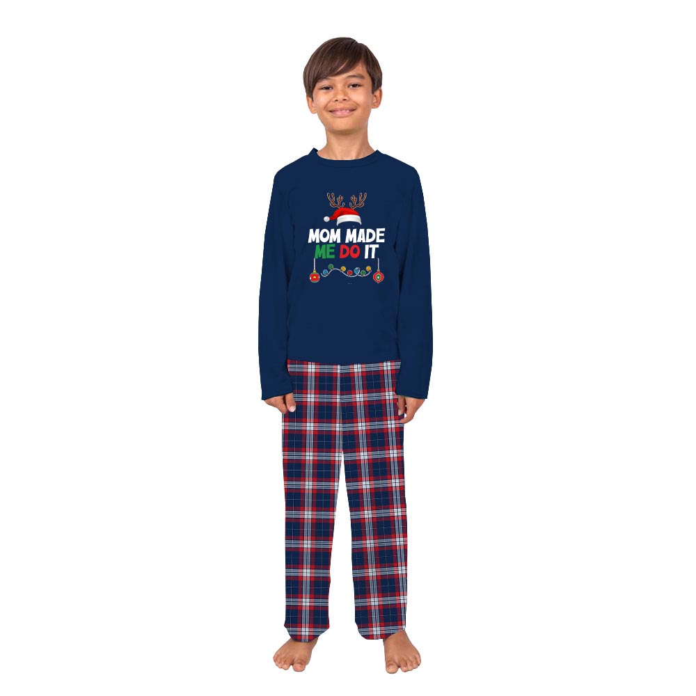 Funny Santa Hat With Custom Quote Christmas Matching Family PJs Funny Santa Hat With Custom Quote Christmas Matching Family PJs