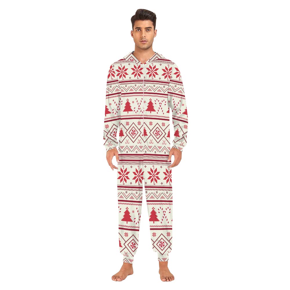 Cute Candy Cane Christmas Family Matching Onesies With Dog Cute Candy Cane Christmas Family Matching Onesies With Dog