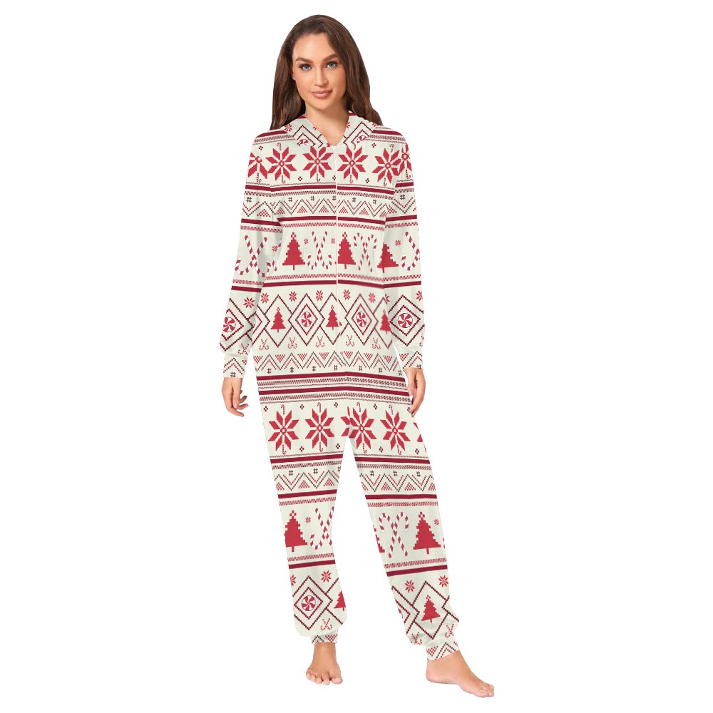 Cute Candy Cane Christmas Family Matching Onesies With Dog Cute Candy Cane Christmas Family Matching Onesies With Dog