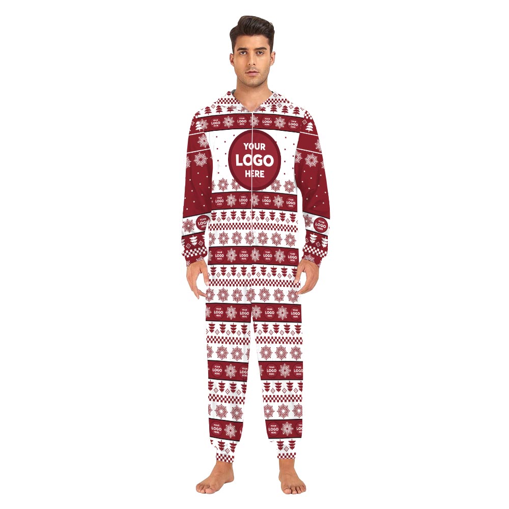 Personalized Face Christmas Onesie Pajamas For Family Personalized Face Christmas Onesie Pajamas For Family