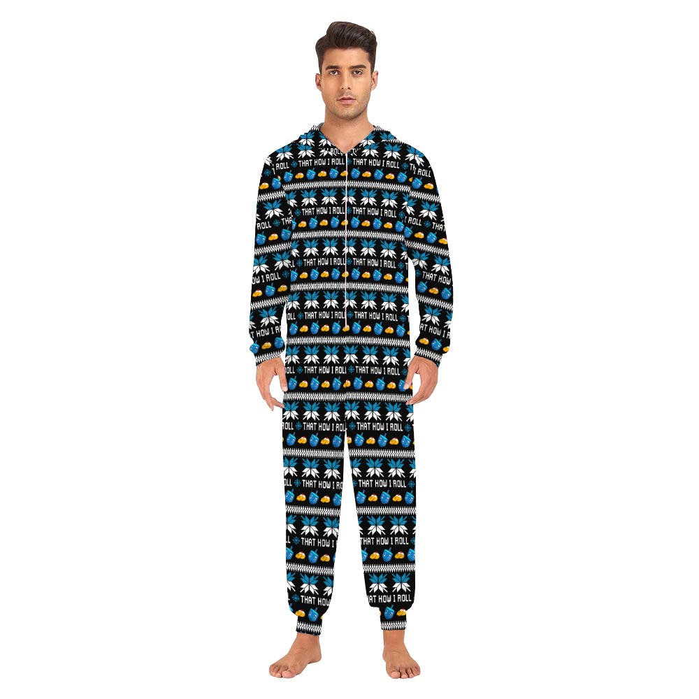 Hanukkah Onesie Pajamas Family Saying That How I Roll Hanukkah Onesie Pajamas Family Saying That How I Roll
