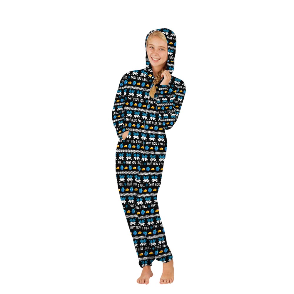 Hanukkah Onesie Pajamas Family Saying That How I Roll Hanukkah Onesie Pajamas Family Saying That How I Roll