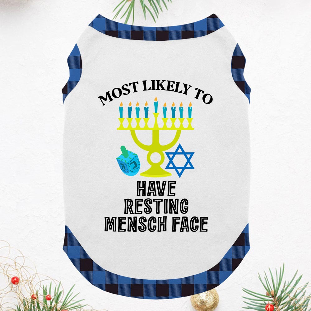 Personalized Most Likely To Plus Size Hanukkah Family Pajamas Personalized Most Likely To Plus Size Hanukkah Family Pajamas