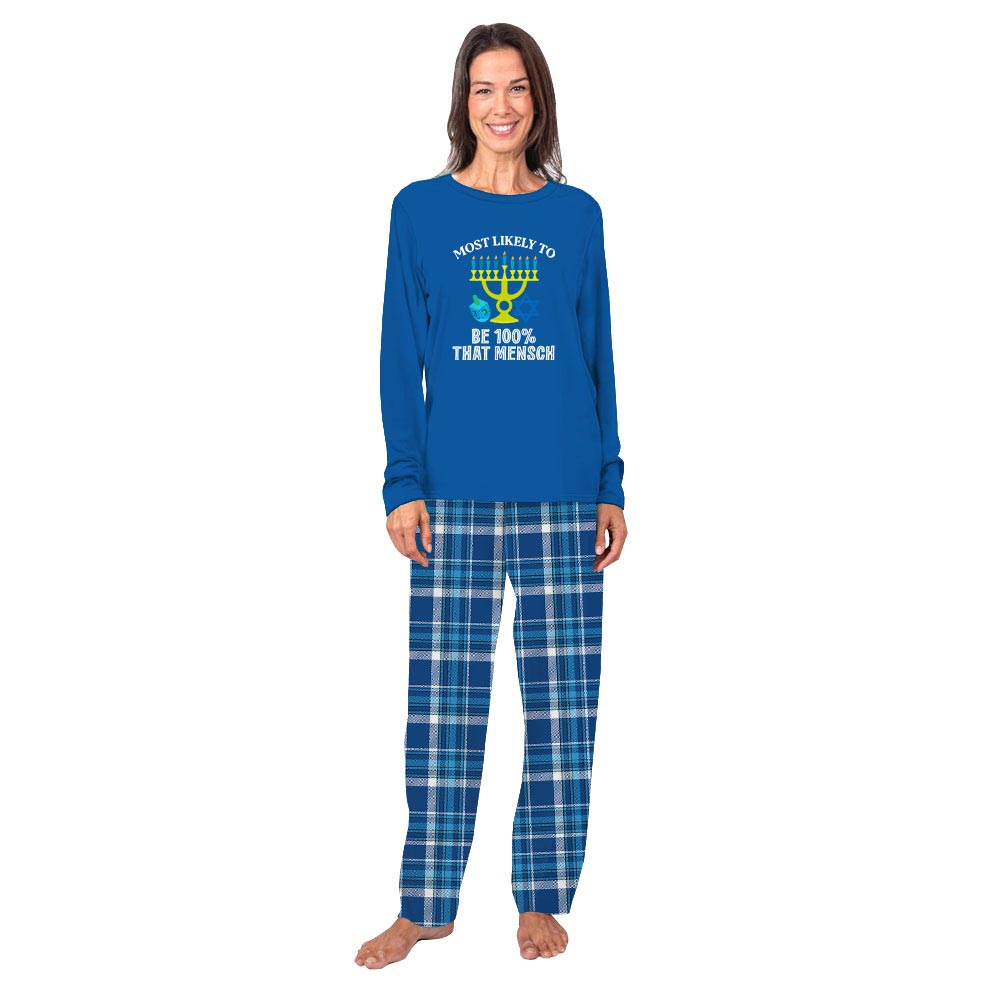 Most Likely To Text Custom Pajamas For The Family Hanukkah Most Likely To Text Custom Pajamas For The Family Hanukkah