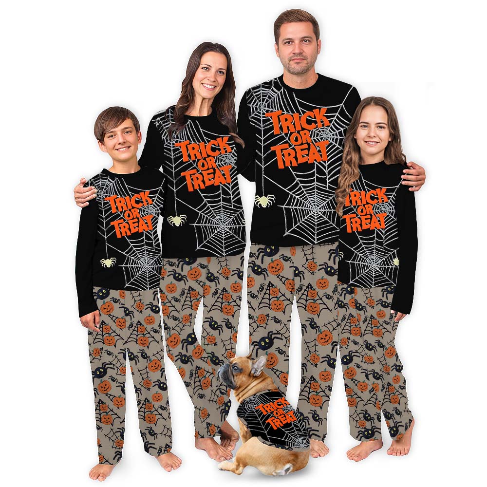 Unique Matching Family Spider Web Pajamas For Halloween Unique Matching Family Spider Web Pajamas For Halloween