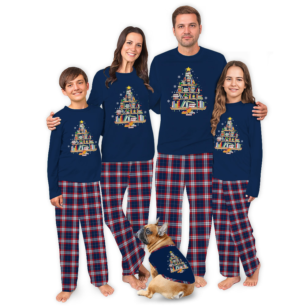 Book Lover Christmas Matching Family Pajamas Book Lover Christmas Matching Family Pajamas