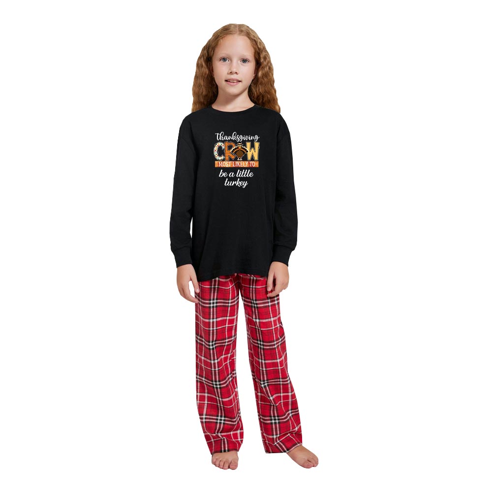 Customizable Thanksgiving Most Likely To Thanksgiving Family Jammies Cotton Customizable Thanksgiving Most Likely To Thanksgiving Family Jammies Cotton