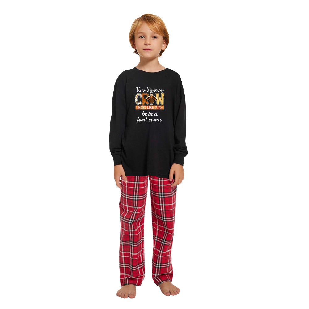 Customizable Thanksgiving Most Likely To Thanksgiving Family Jammies Cotton Customizable Thanksgiving Most Likely To Thanksgiving Family Jammies Cotton