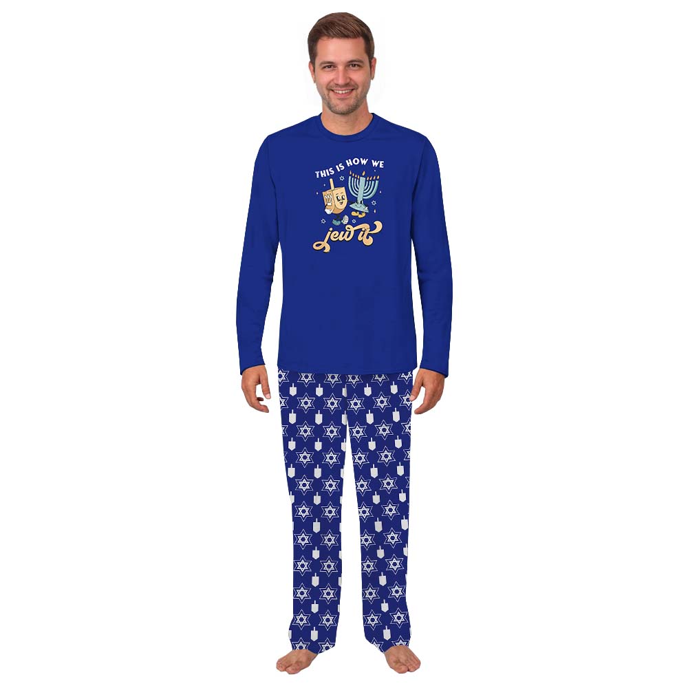 This Is How We Jew It Matching Hanukkah PJs With Dog This Is How We Jew It Matching Hanukkah PJs With Dog