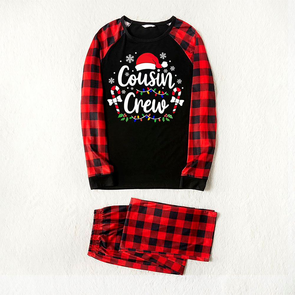 Cousin Crew Santa Hat Matching Christmas Pajamas Cousin Crew Santa Hat Matching Christmas Pajamas