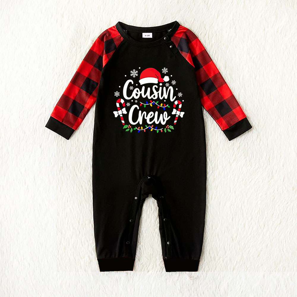 Cousin Crew Santa Hat Matching Christmas Pajamas Cousin Crew Santa Hat Matching Christmas Pajamas