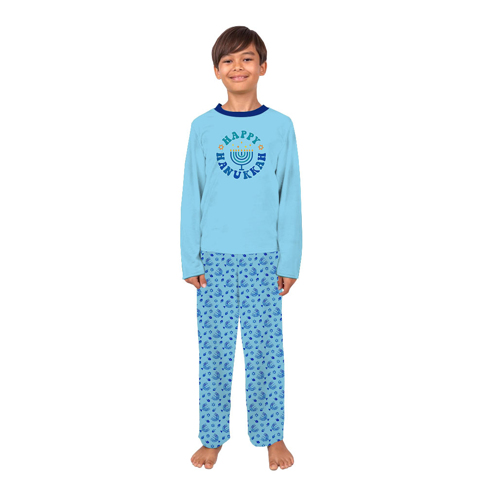 Unique Menorah Happy Hanukkah Pajama Sets For Family Unique Menorah Happy Hanukkah Pajama Sets For Family