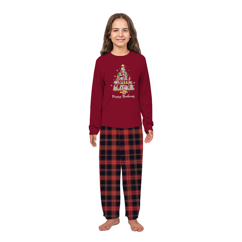 Merry Bookmas Christmas Tree Matching Family PJs Merry Bookmas Christmas Tree Matching Family PJs