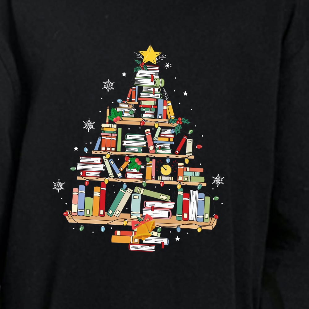 Christmas Book Tree Family Pajamas Matching Cotton Christmas Book Tree Family Pajamas Matching Cotton
