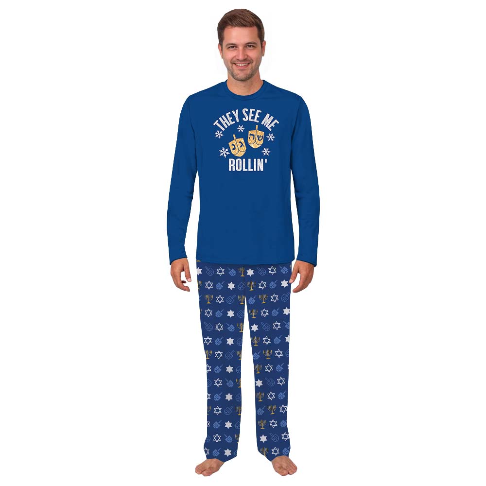 Festive Plus Size Hanukkah Pajamas Matching Family Festive Plus Size Hanukkah Pajamas Matching Family