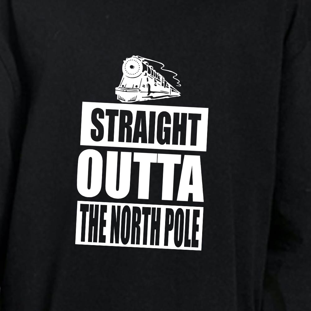 Matching Family Christmas Saying Straight Outta The North Pole Cotton Matching Family Christmas Saying Straight Outta The North Pole Cotton