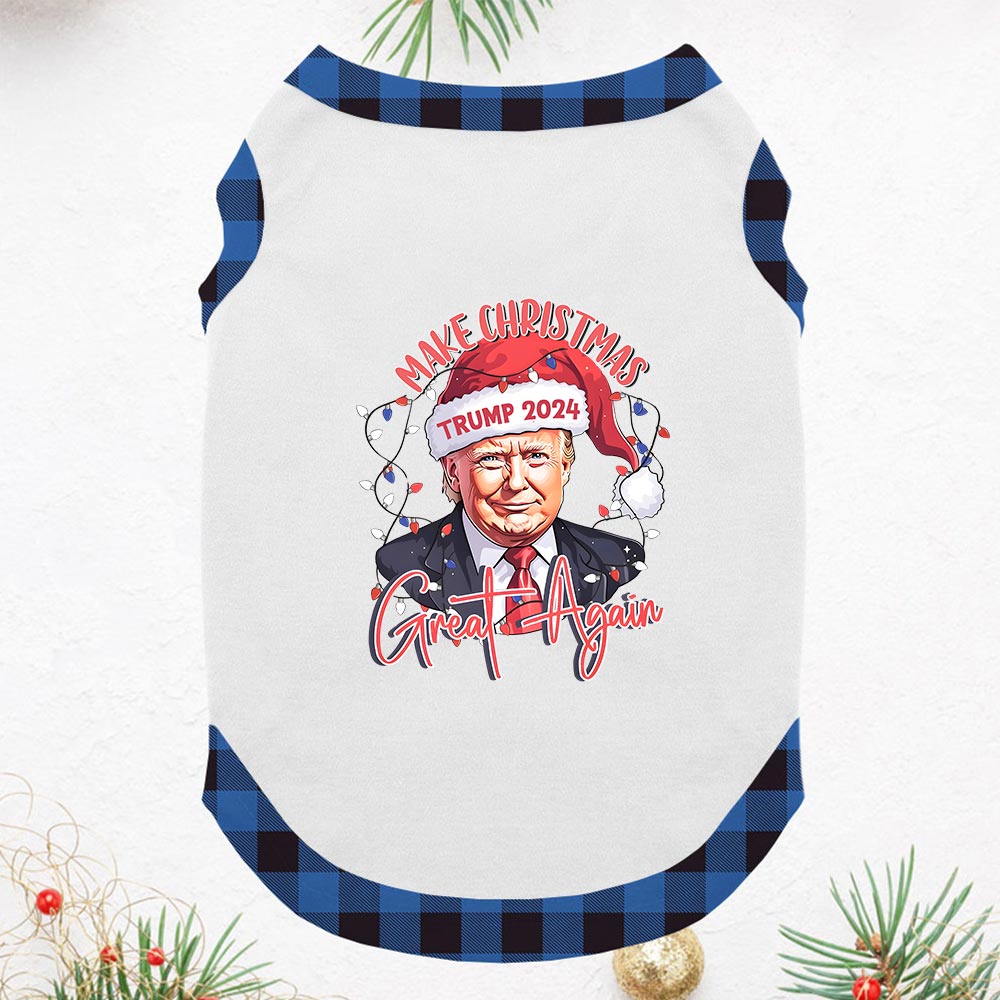 Donald Trump President Plaid Family Christmas Pajamas Donald Trump President Plaid Family Christmas Pajamas