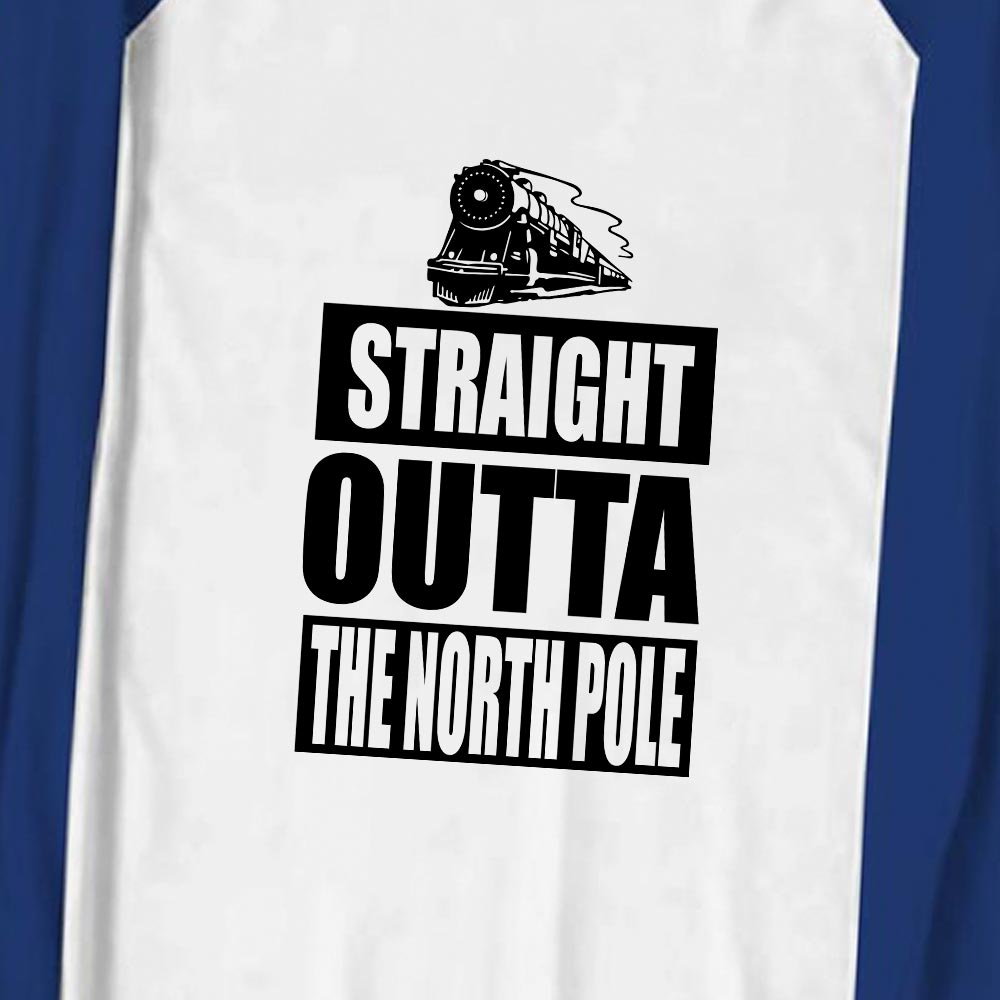 Family Christmas PJs Saying Straight Outta The North Pole Family Christmas PJs Saying Straight Outta The North Pole