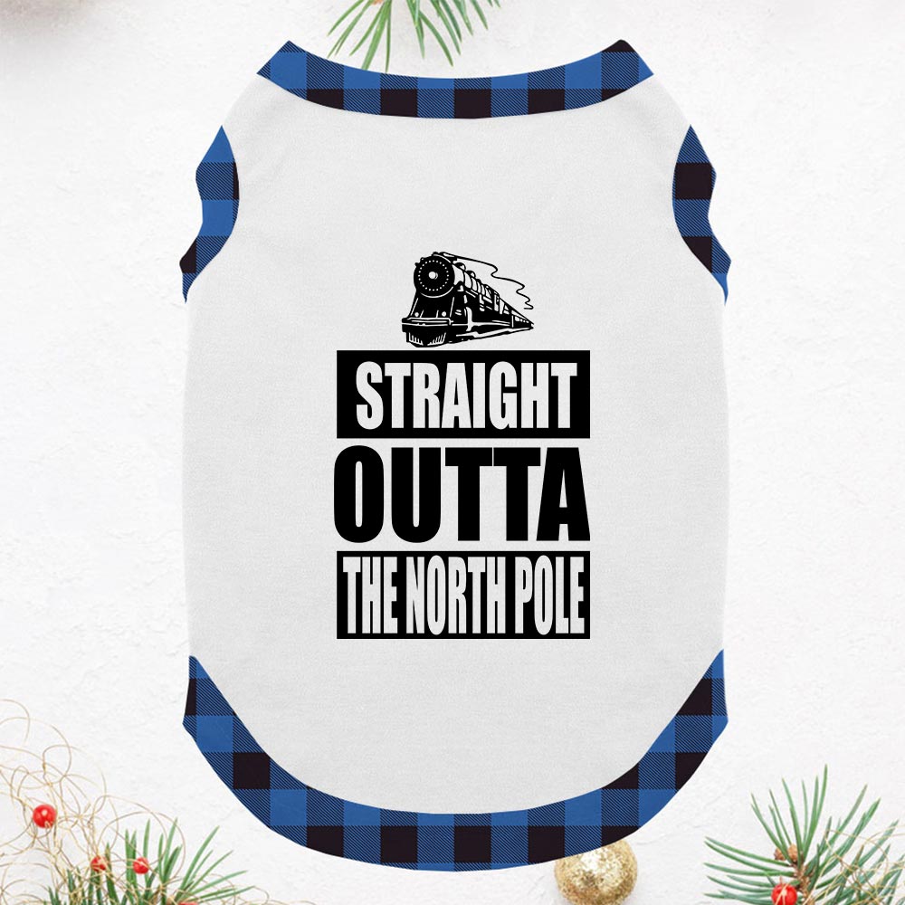 Family Christmas PJs Saying Straight Outta The North Pole Family Christmas PJs Saying Straight Outta The North Pole