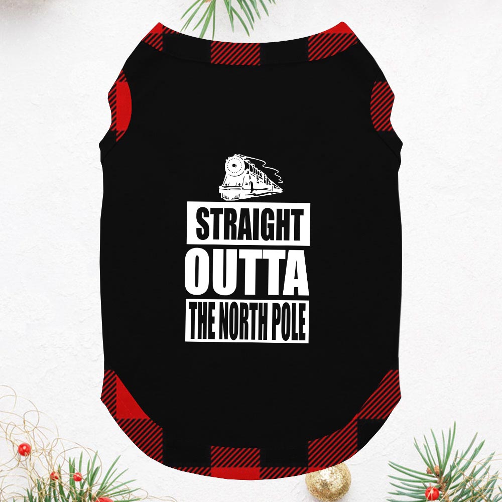 The North Pole Matching Christmas Jammies Short Sleeves The North Pole Matching Christmas Jammies Short Sleeves