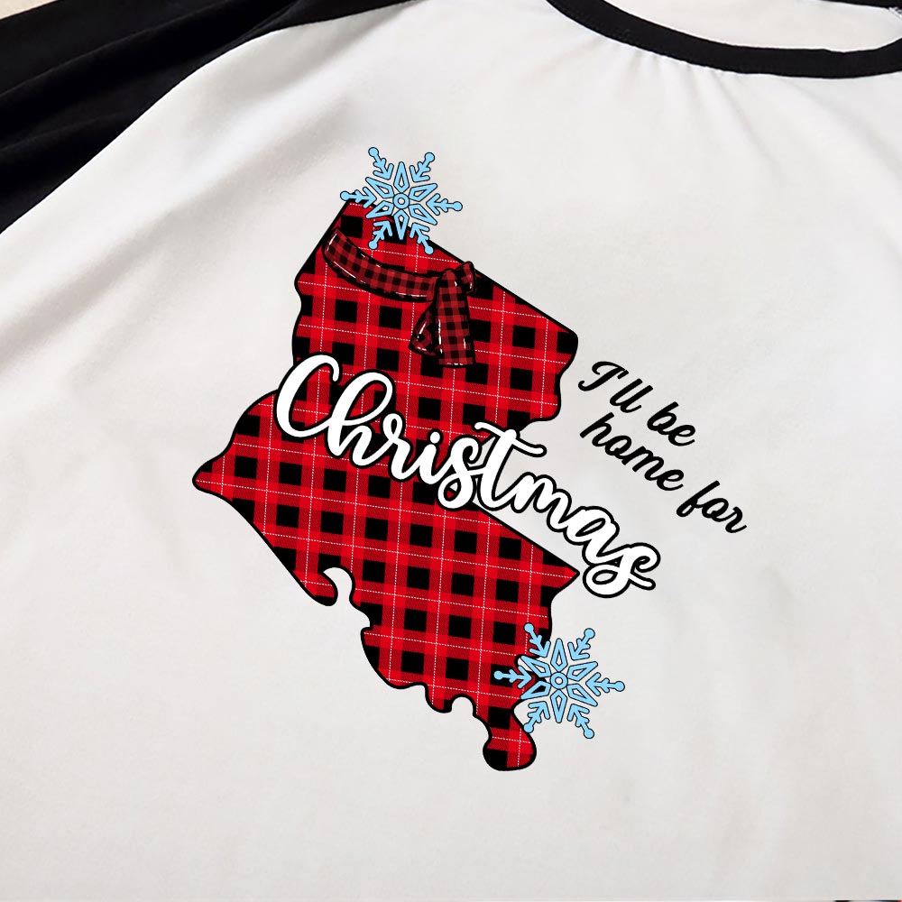 Custom US State Matching Family Pajamas For Christmas Custom US State Matching Family Pajamas For Christmas