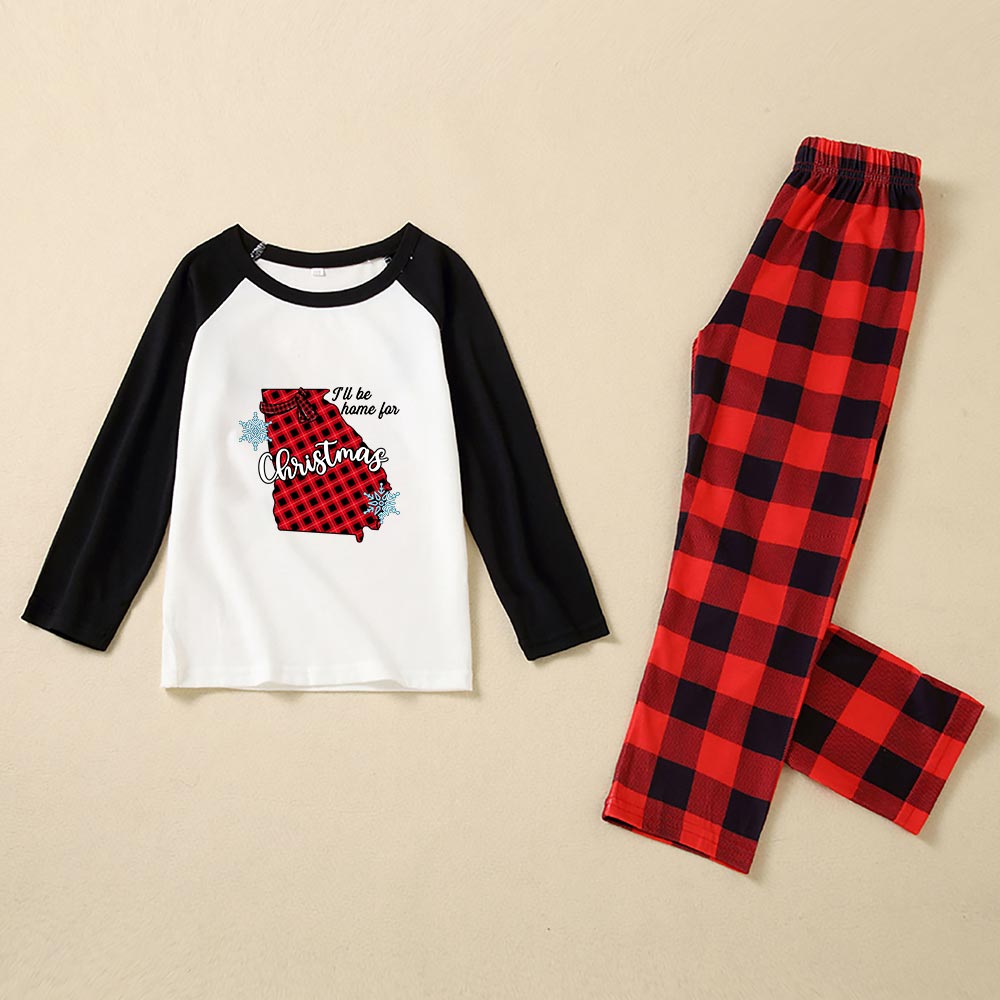 Custom US State Matching Family Pajamas For Christmas Custom US State Matching Family Pajamas For Christmas
