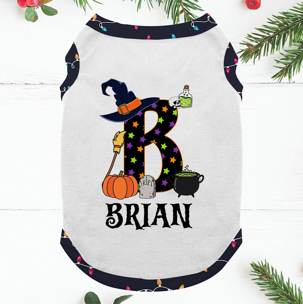 Personalized Halloween Name Short Sleeve Halloween Pajamas Personalized Halloween Name Short Sleeve Halloween Pajamas