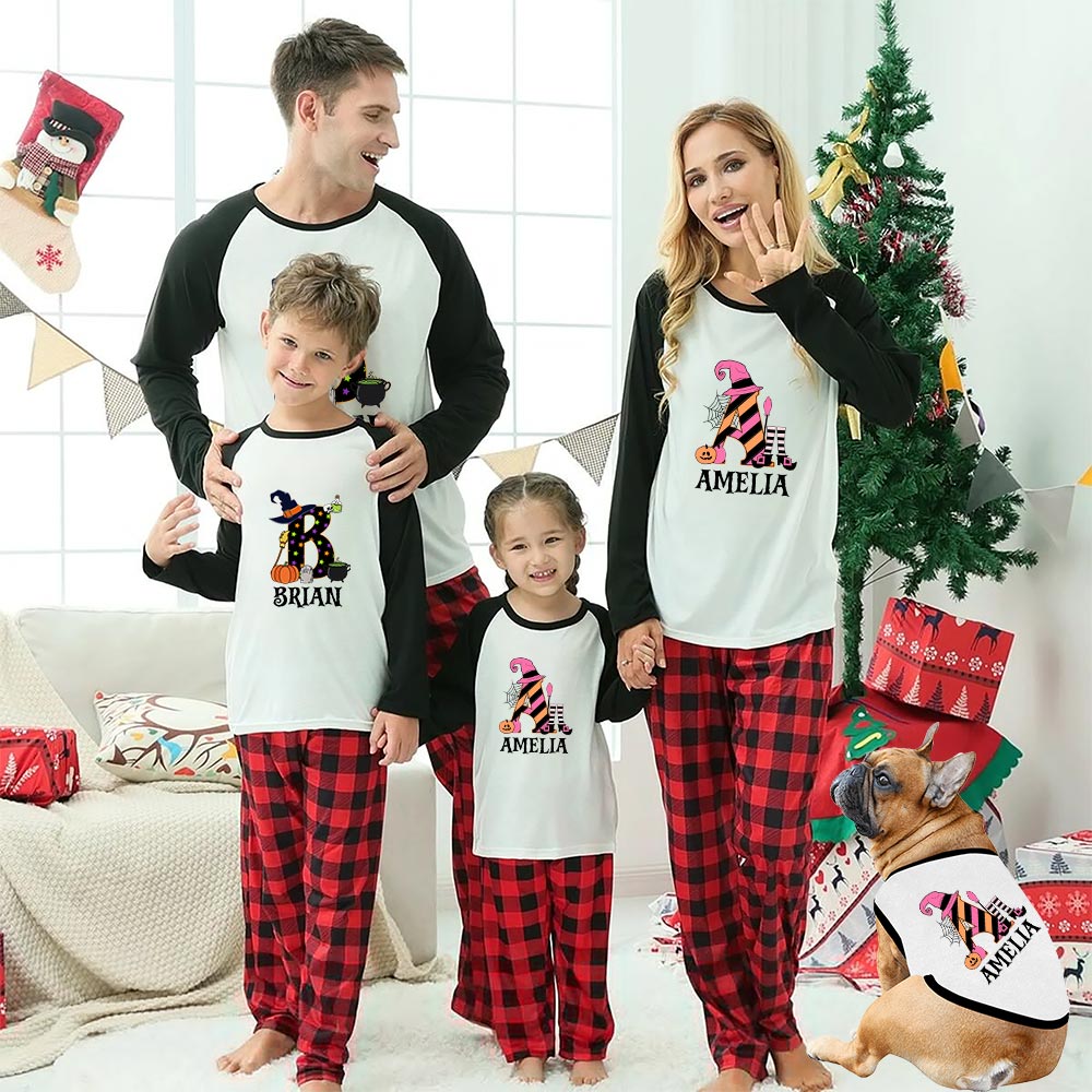 Customizable Family Name Family Matching Pajamas Halloween Customizable Family Name Family Matching Pajamas Halloween
