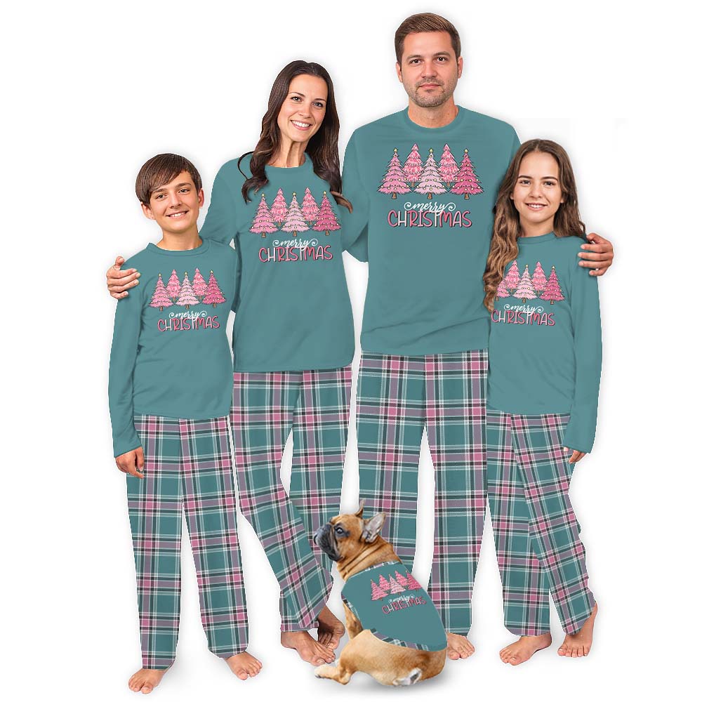Unique Pink And Green Christmas Pajamas Family Plaid Unique Pink And Green Christmas Pajamas Family Plaid