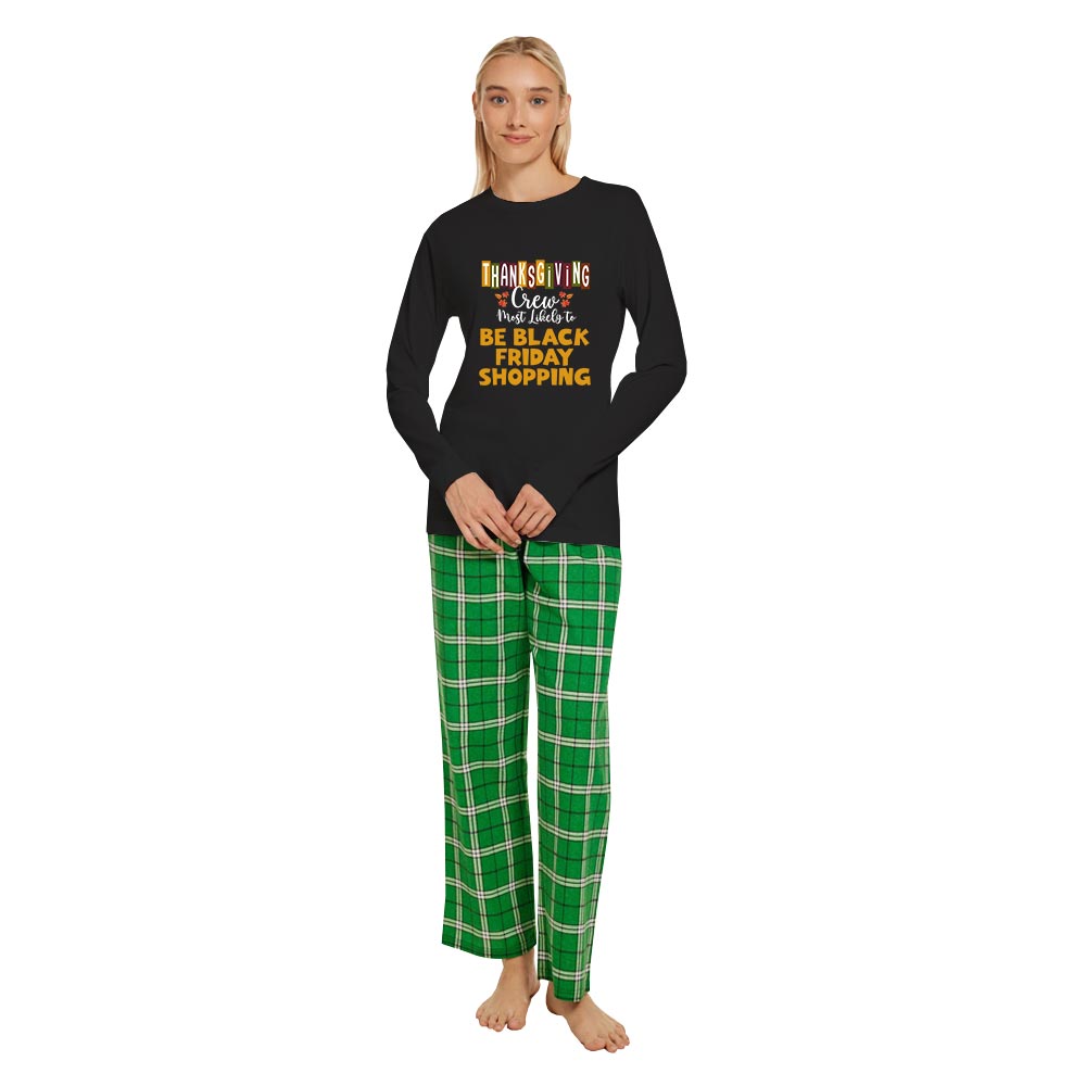 Customizable Funny Saying Thanksgiving Family Pajamas Matching Cotton Customizable Funny Saying Thanksgiving Family Pajamas Matching Cotton
