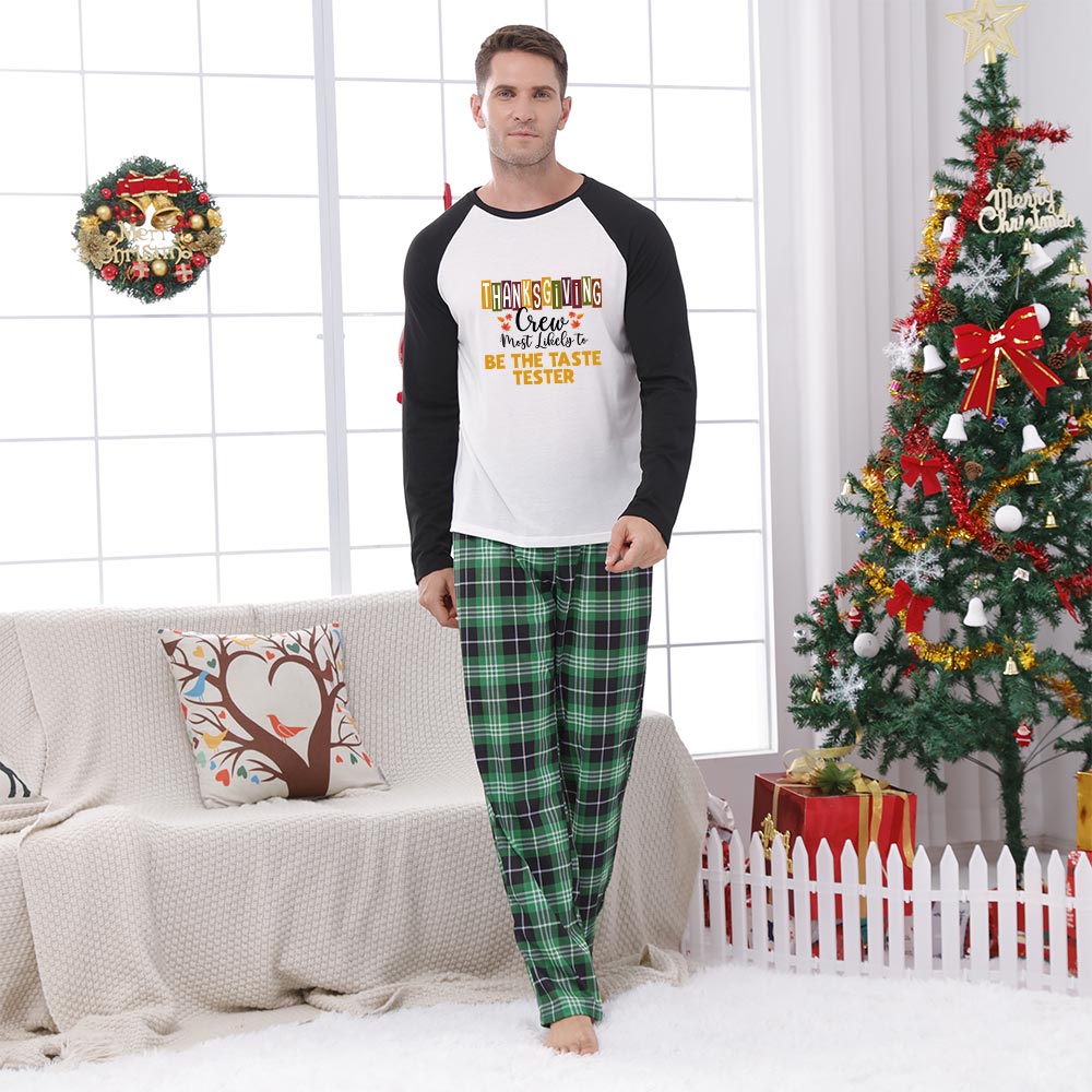 Personalized Funny Quote Matching Family Pajamas For Thanksgiving Personalized Funny Quote Matching Family Pajamas For Thanksgiving