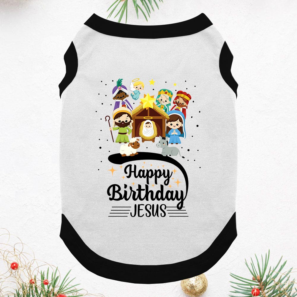 Cute Jesus Birthday Matching Family Pajamas For Christmas Cute Jesus Birthday Matching Family Pajamas For Christmas