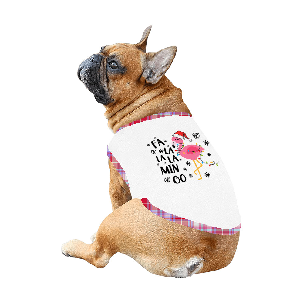 FalalalaMingo Pink And White Christmas Pajamas With Plus Size