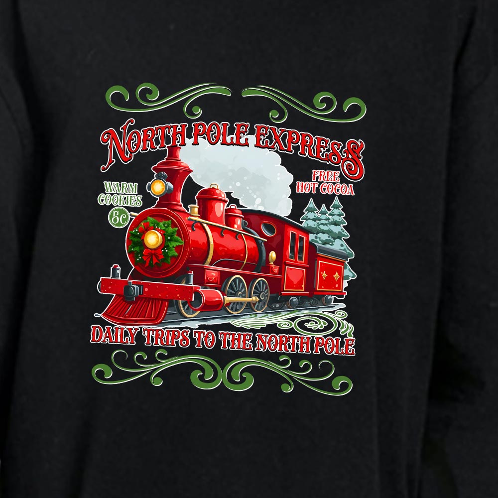 Polar Express Train Christmas Family Pajamas Matching Cotton Polar Express Train Christmas Family Pajamas Matching Cotton
