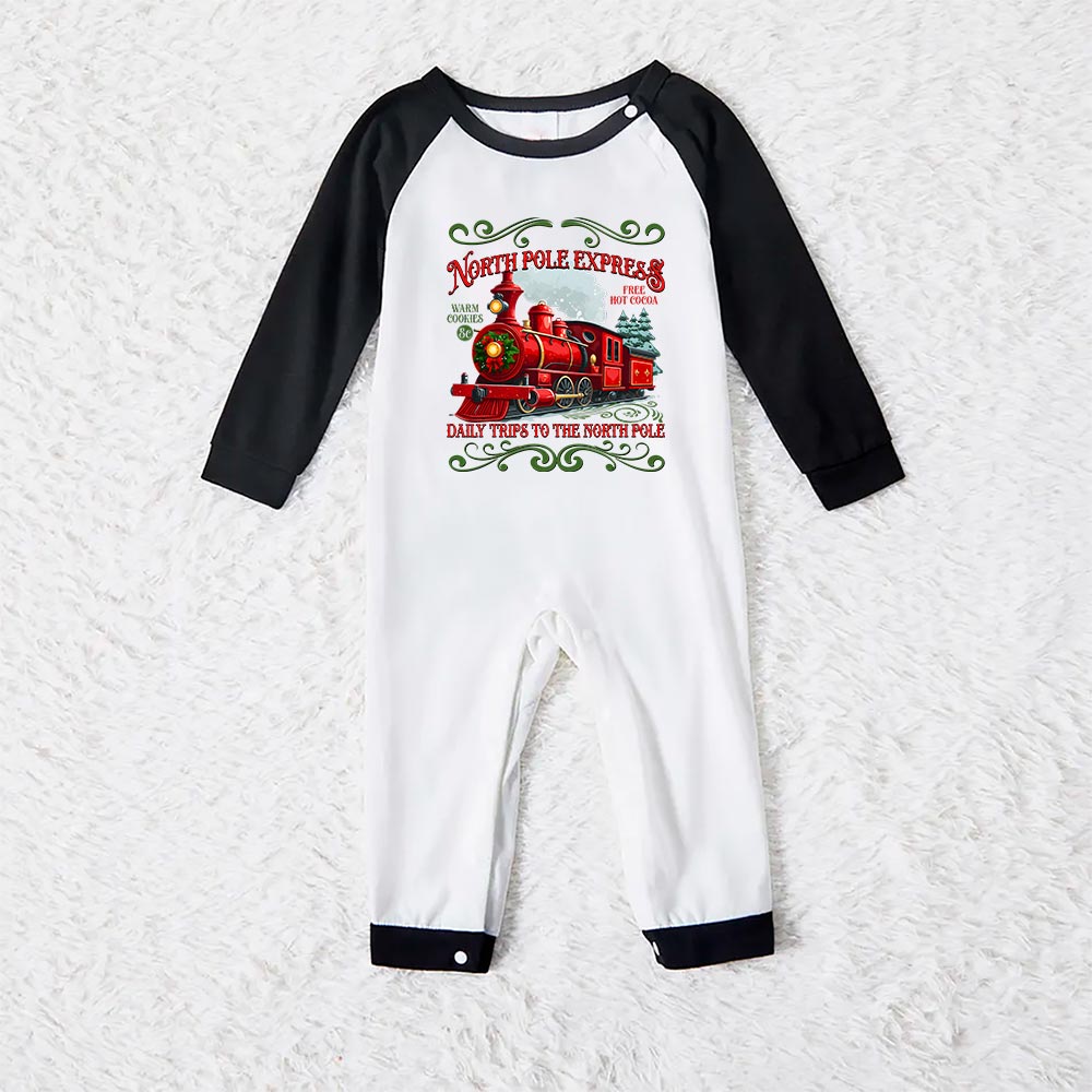 Polar Express Train Matching Family Pajamas For Christmas Polar Express Train Matching Family Pajamas For Christmas