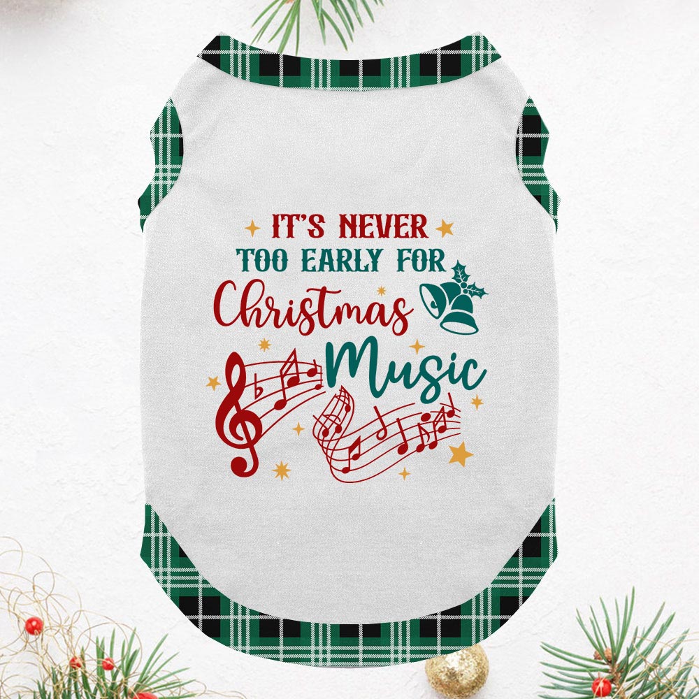 Pajamas For Family Saying Never Too Early For Christmas Music Pajamas For Family Saying Never Too Early For Christmas Music