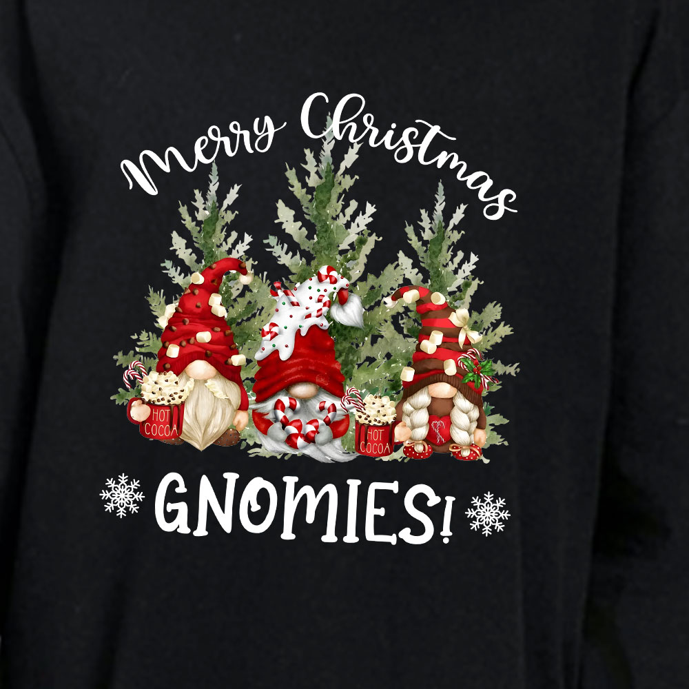 Gnome Comfy Cotton Family Christmas Pajamas Red Black Gnome Comfy Cotton Family Christmas Pajamas Red Black