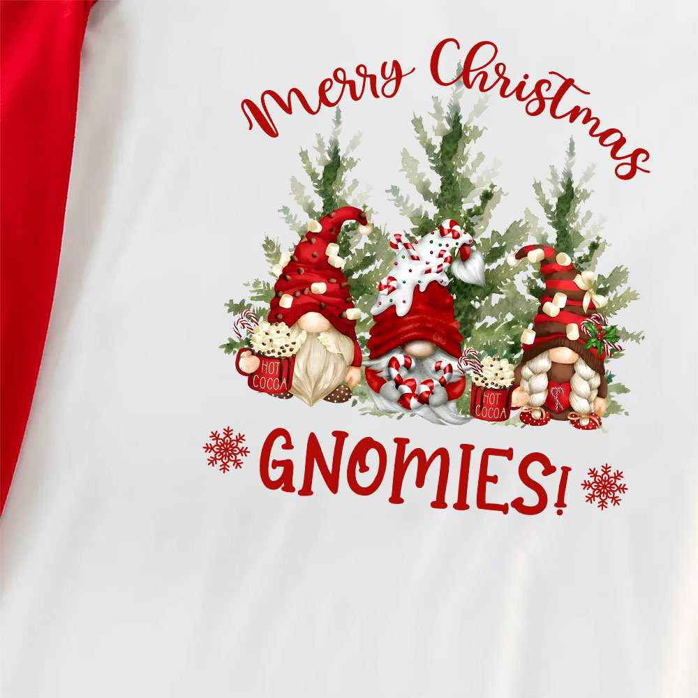Festive Merry Xmas Gnomies Big Family Christmas Pajamas
