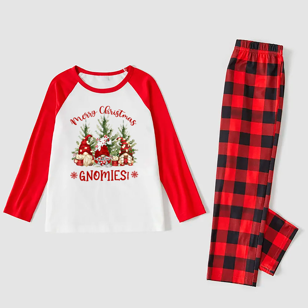 Festive Merry Xmas Gnomies Big Family Christmas Pajamas