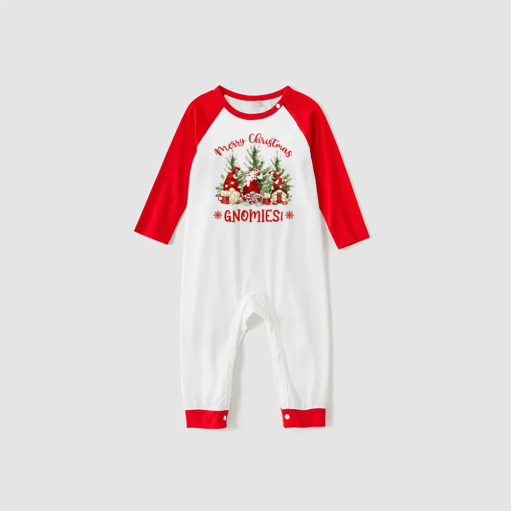 Festive Merry Xmas Gnomies Big Family Christmas Pajamas
