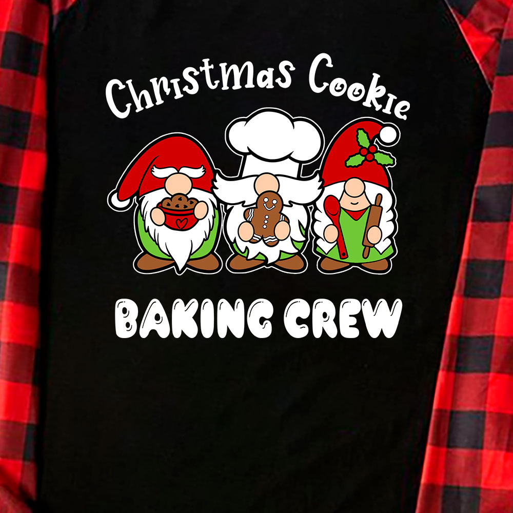 Gnome Baker Crew Christmas Holiday Pajamas Family