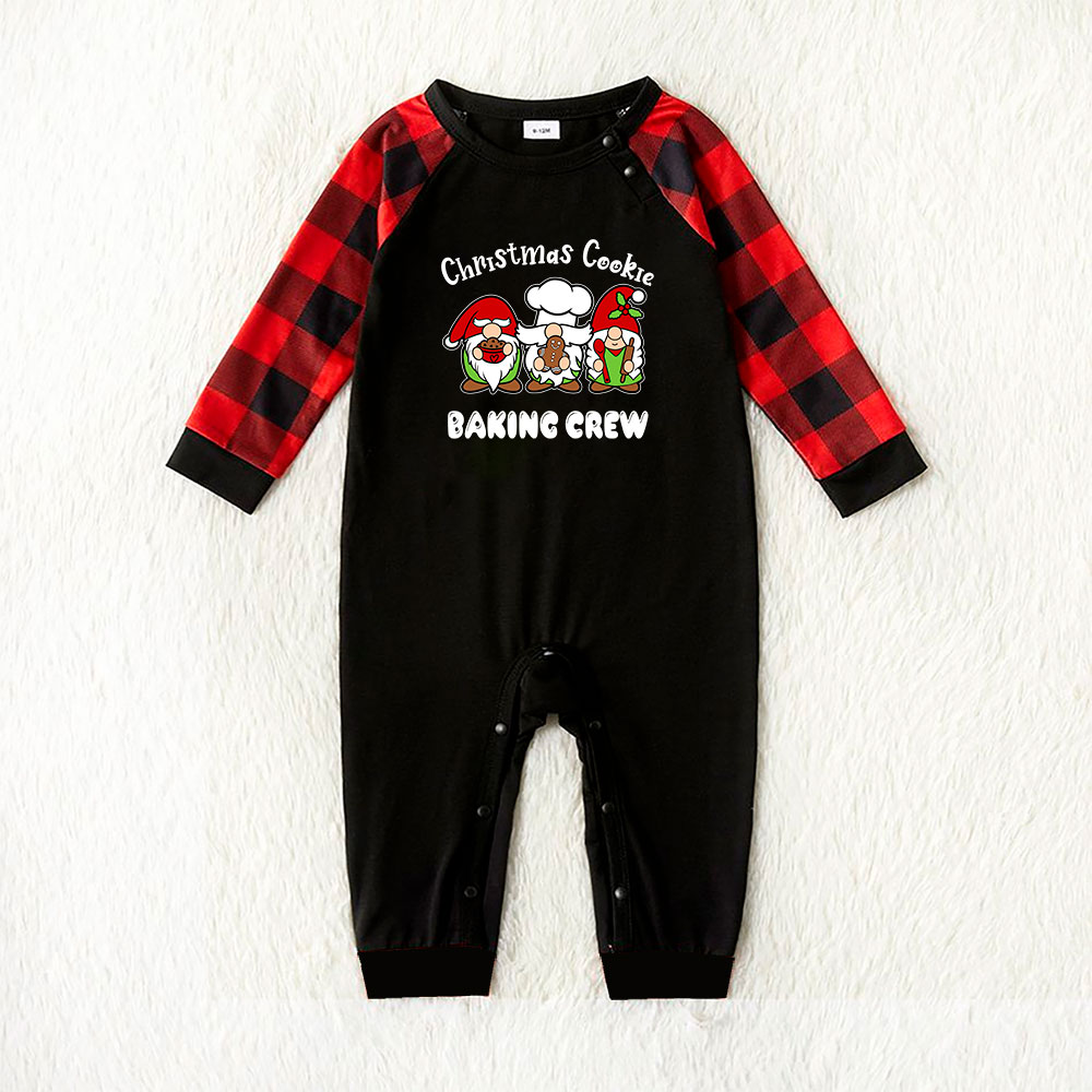 Gnome Baker Crew Christmas Holiday Pajamas Family