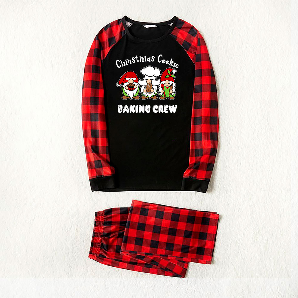 Gnome Baker Crew Christmas Holiday Pajamas Family